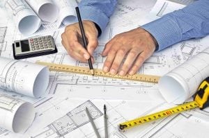 contractor planning building construction